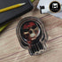 Glass Ashtray, Bandana Skull (Diemeter: 6cm)