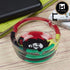 Glass Ashtray, Round, Multicolor (Diemeter: 8.5cm)