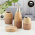 Ceramic Bathroom Accessories Set of 4 with Soap Dispenser (8806)