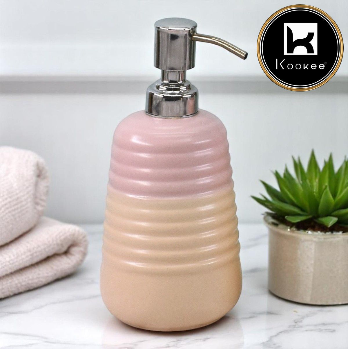 Kookee Ceramic Soap Dispensers, 1 piece (8964-SD)