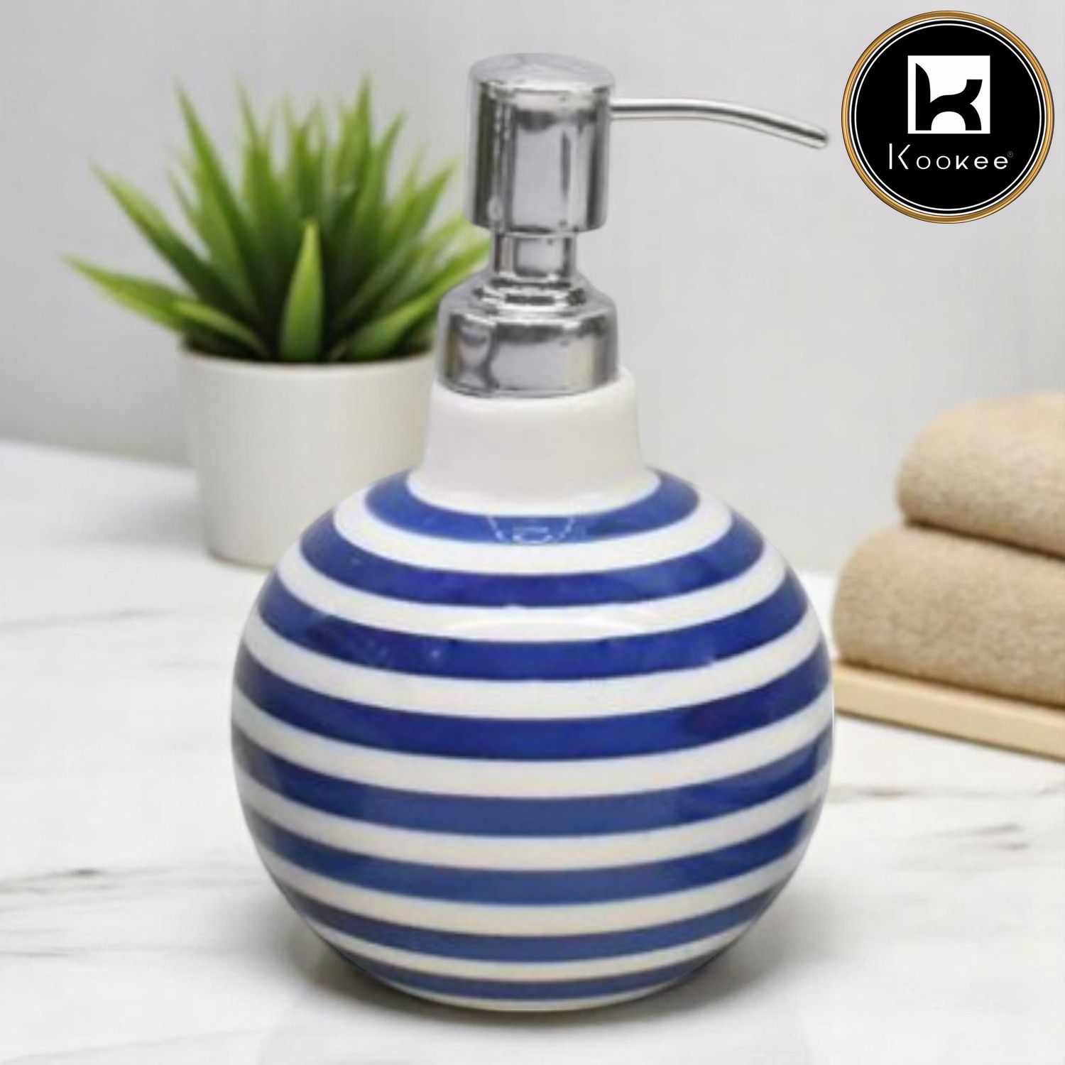 Kookee Ceramic Soap Dispensers, 1 piece (8985-SD)