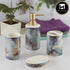 Ceramic Bathroom Set of 4 with Soap Dispenser (9594)