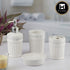 Ceramic Bathroom Set of 4 with Soap Dispenser (9596)