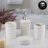 Ceramic Bathroom Set of 4 with Soap Dispenser (9596)