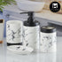 Ceramic Bathroom Set of 4 with Soap Dispenser (9598)