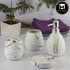 Ceramic Bathroom Set of 4 with Soap Dispenser (9599)