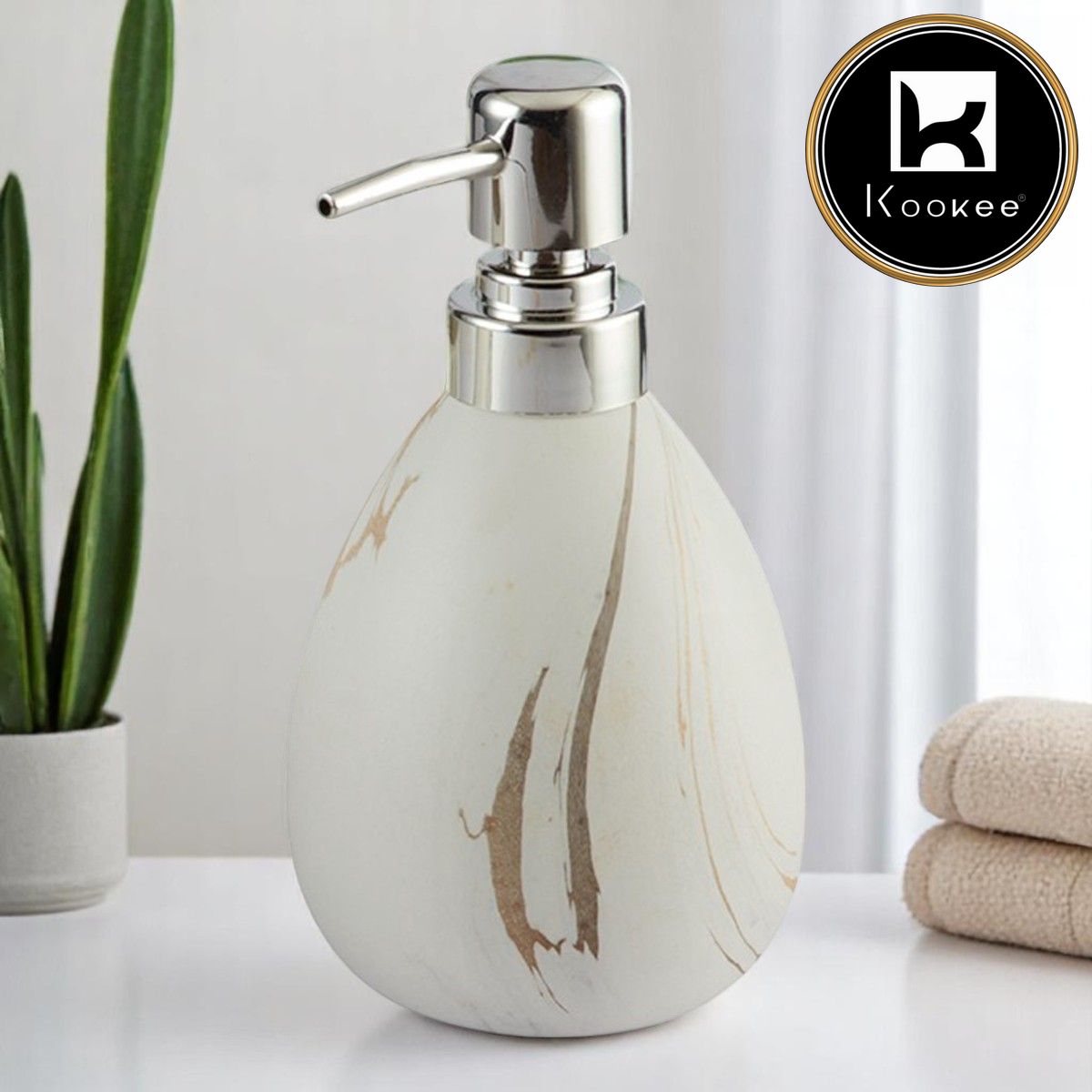 Kookee Ceramic Soap Dispensers, 1 piece (9599-SD)