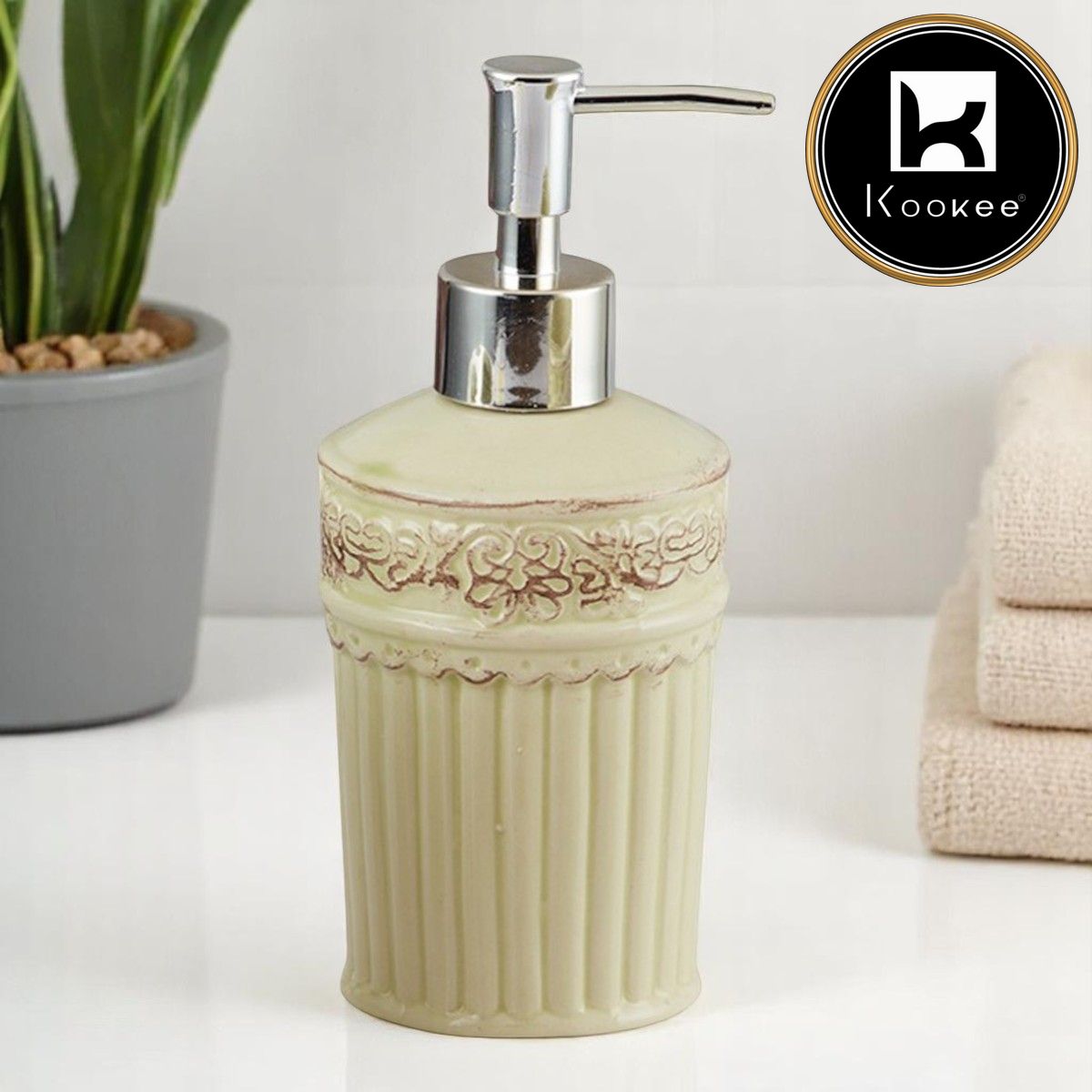 Kookee Ceramic Soap Dispensers, 1 piece (9601-SD)