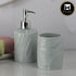 Ceramic Bathroom Accessories Set of 2 with Soap Dispenser (9610)