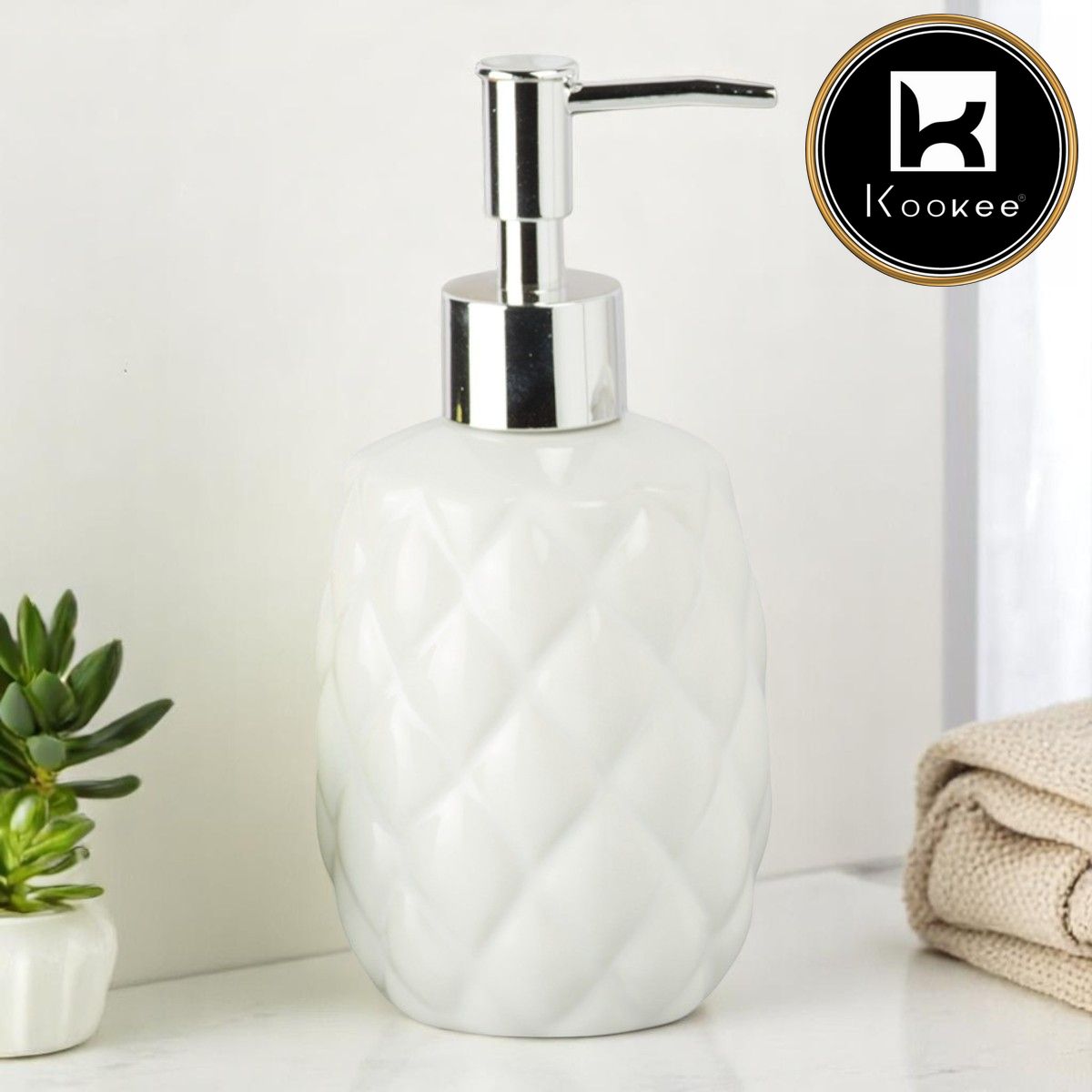 Kookee Ceramic Soap Dispensers, 1 piece (9612-SD)