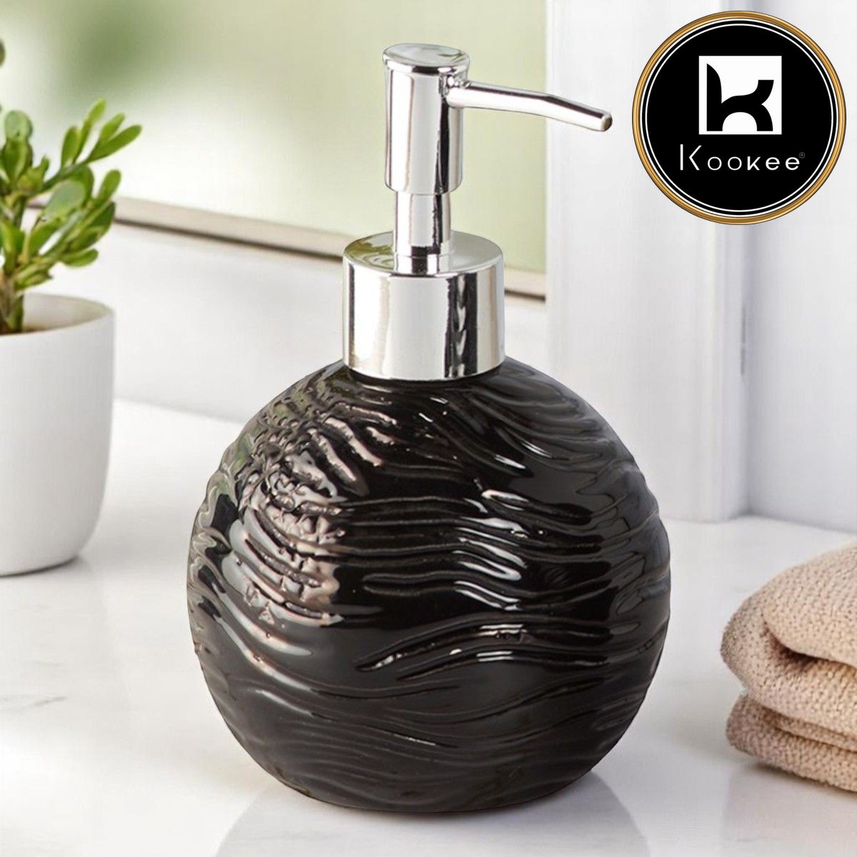 Kookee Ceramic Soap Dispensers, 1 piece (9614-SD)