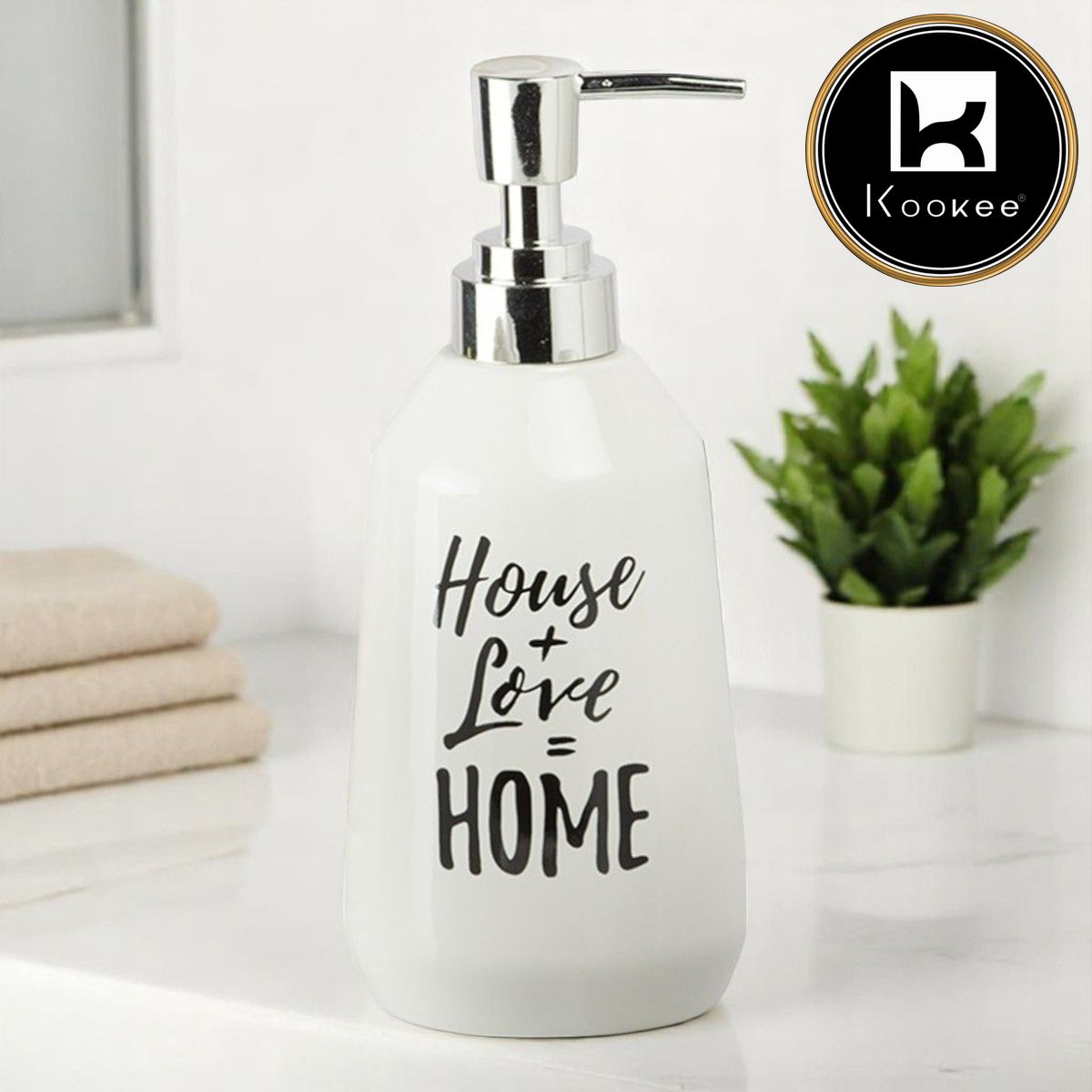 Kookee Ceramic Soap Dispensers, 1 piece (9629-SD)