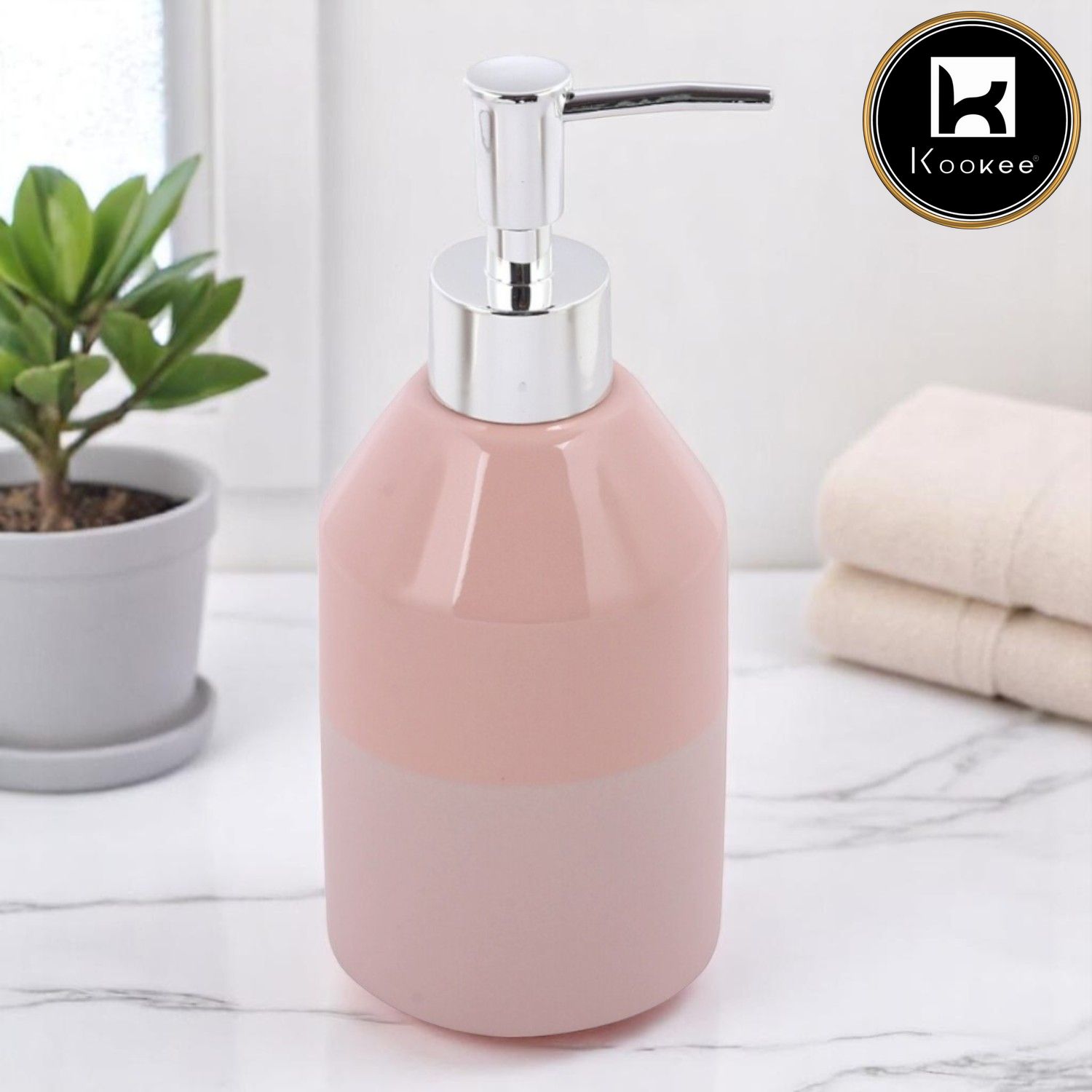 Kookee Ceramic Soap Dispensers, 1 piece (9633-SD)