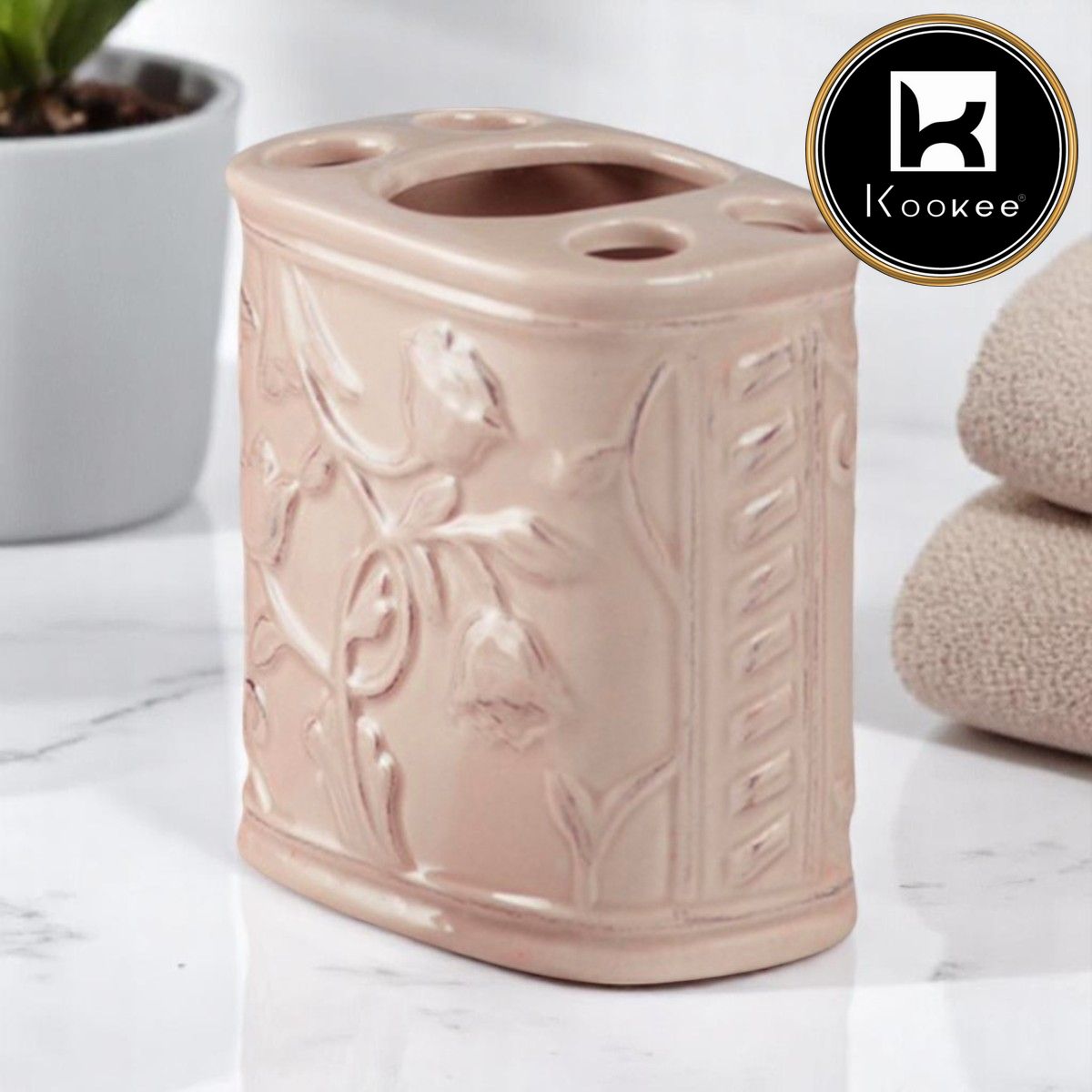 Ceramic Toothbrush Holders, 1 piece (9637-TH)