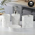 Ceramic Bathroom Set of 4 with Soap Dispenser (9637)