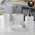 Ceramic Bathroom Set of 4 with Soap Dispenser (9637)