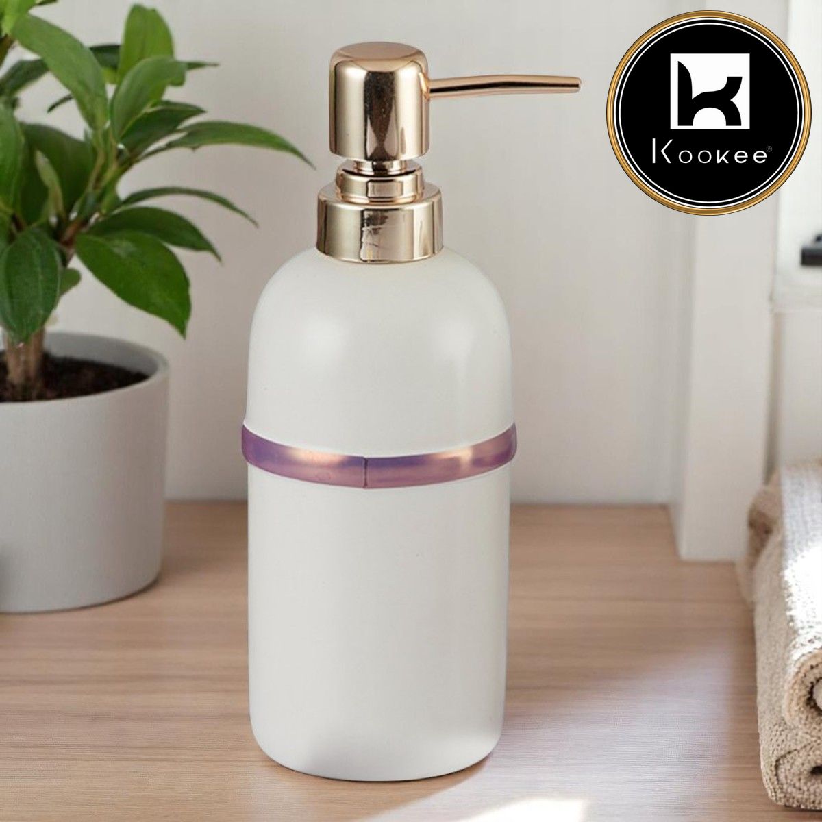 Kookee Ceramic Soap Dispensers, 1 piece (9643-SD)