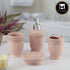 Ceramic Bathroom Set of 4 with Soap Dispenser (9644)