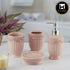 Ceramic Bathroom Set of 4 with Soap Dispenser (9644)