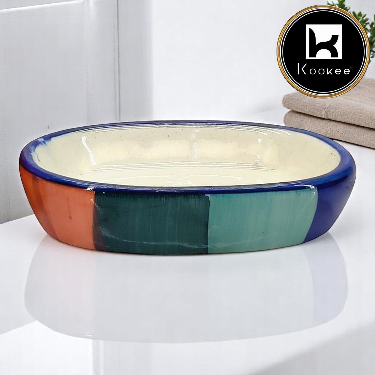 Kookee Ceramic Soap Holders, 1 piece (9674-SH)