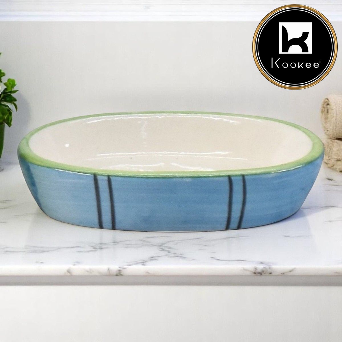 Kookee Ceramic Soap Holders, 1 piece (9675-SH)