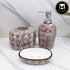 Ceramic Bathroom Set of 3 with Soap Dispenser (9677)