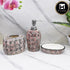 Ceramic Bathroom Set of 3 with Soap Dispenser (9677)