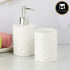 Ceramic Bathroom Accessories Set of 2 with Soap Dispenser (9719)