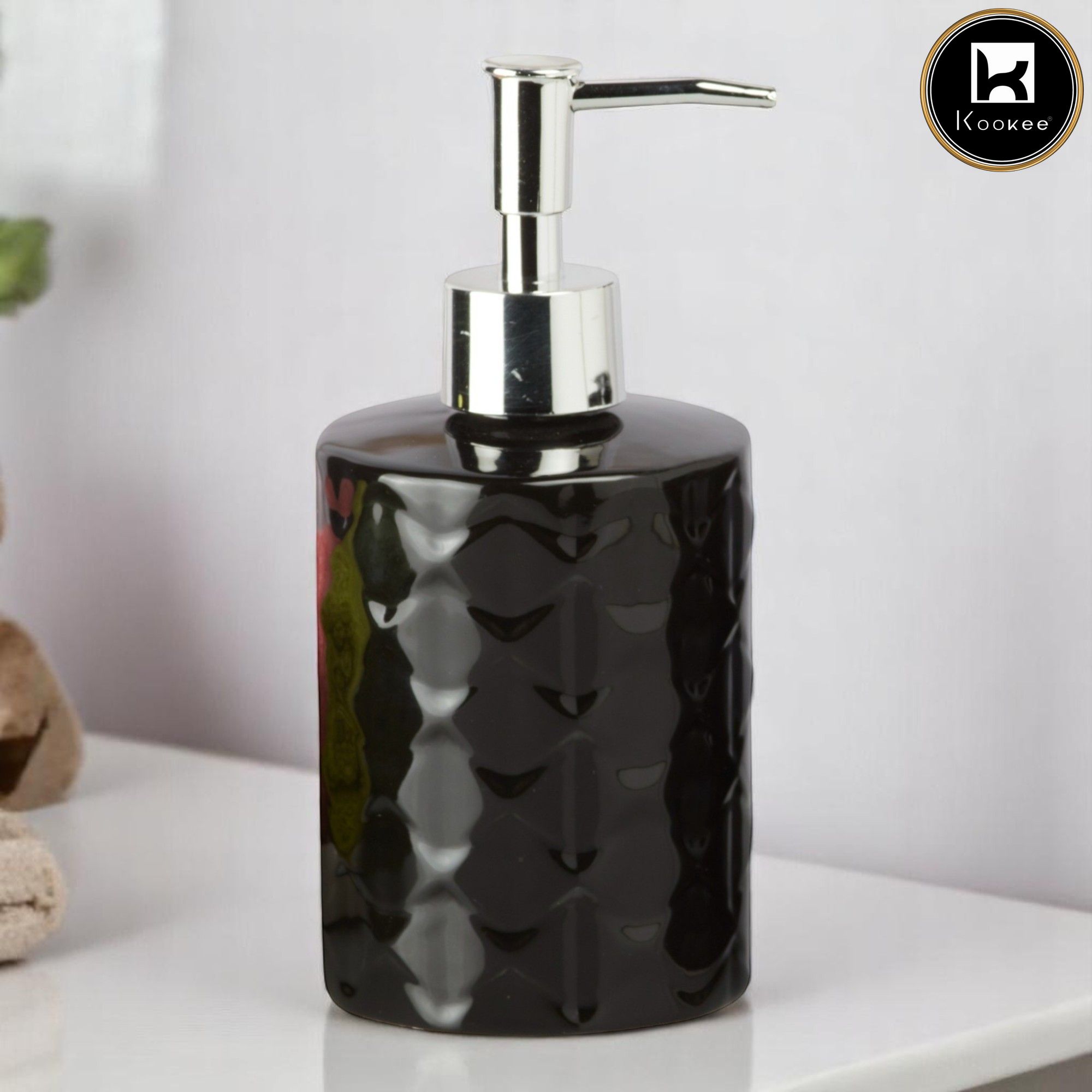 Kookee Ceramic Soap Dispensers, 1 piece (9721-SD)