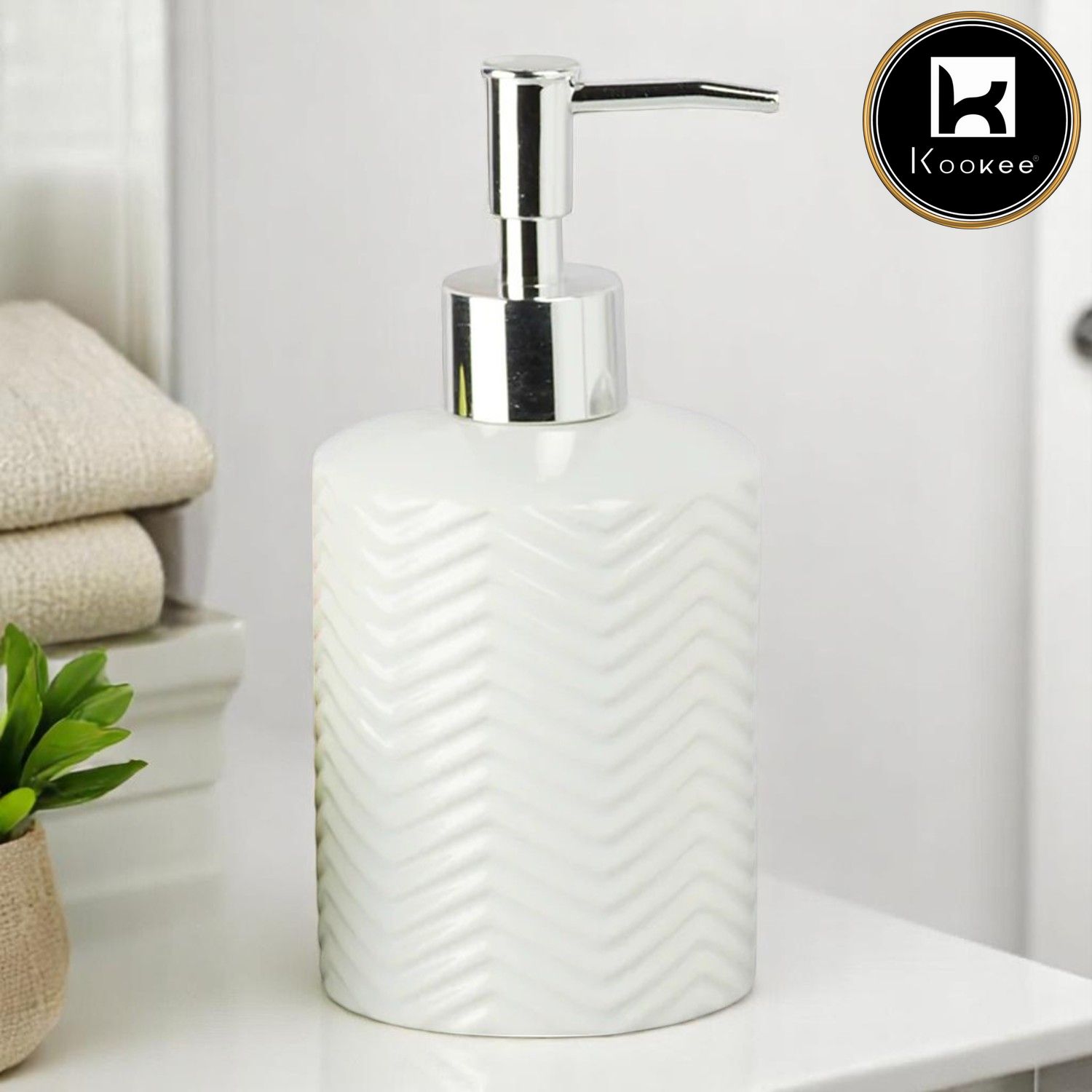 Kookee Ceramic Soap Dispensers, 1 piece (9722-SD)