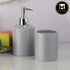 Ceramic Bathroom Accessories Set of 2 with Soap Dispenser (9726)