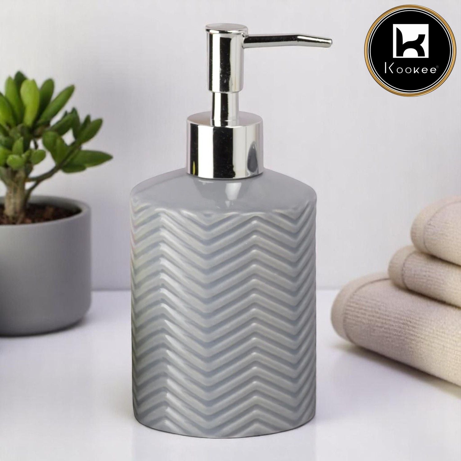 Kookee Ceramic Soap Dispensers, 1 piece (9726-SD)