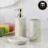 Ceramic Bathroom Accessories Set of 3 with Soap Dispenser (9731)