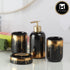 Ceramic Bathroom Set of 4 with Soap Dispenser (9739)