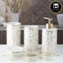 Ceramic Bathroom Accessories Set of 4 with Soap Dispenser (9743)