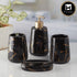 Ceramic Bathroom Set of 4 with Soap Dispenser (9747)