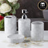 Ceramic Bathroom Set of 4 with Soap Dispenser (9754)