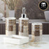 Ceramic Bathroom Set of 4 with Soap Dispenser (9755)