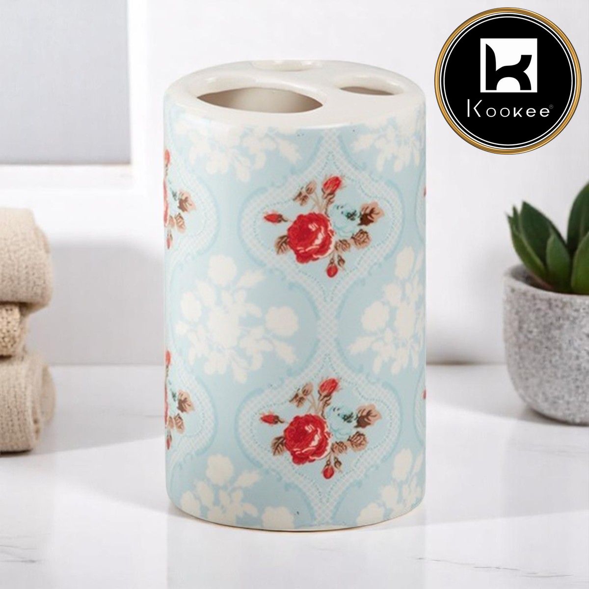 Ceramic Toothbrush Holders, 1 piece (9761-TH)