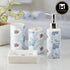 Ceramic Bathroom Set of 4 with Soap Dispenser (9762)