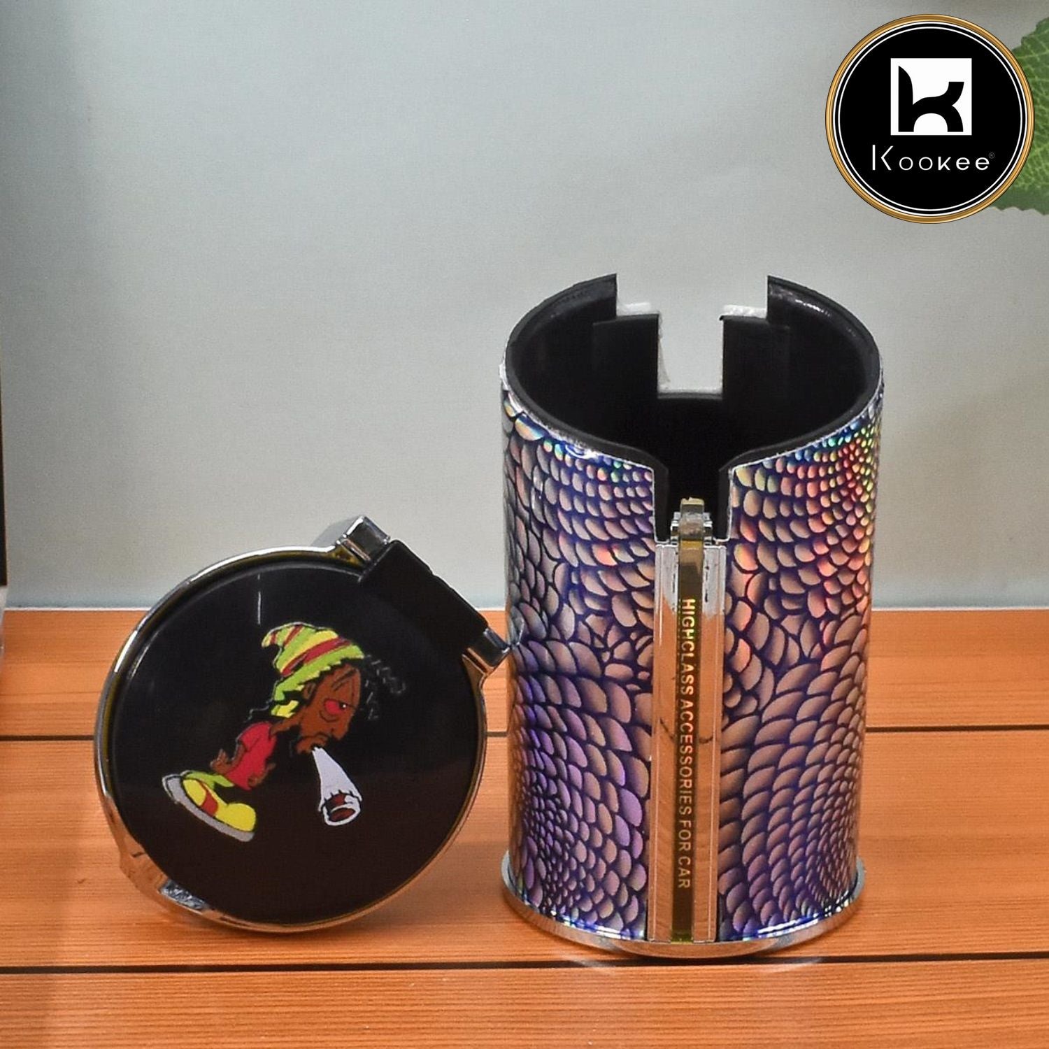 Kookee Bucket Ashtrays, Multi, ART09774
