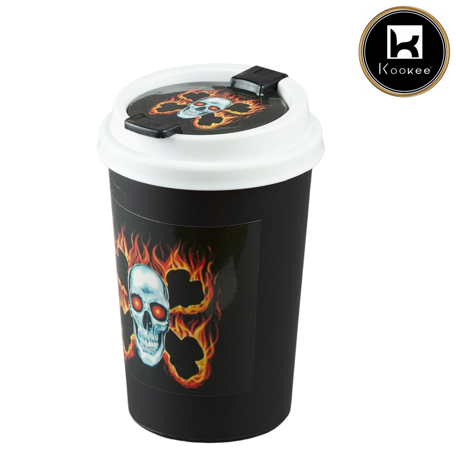 Plastic Car Ashtray Bucket with Lid for Smokers (V-ASH-001-6)