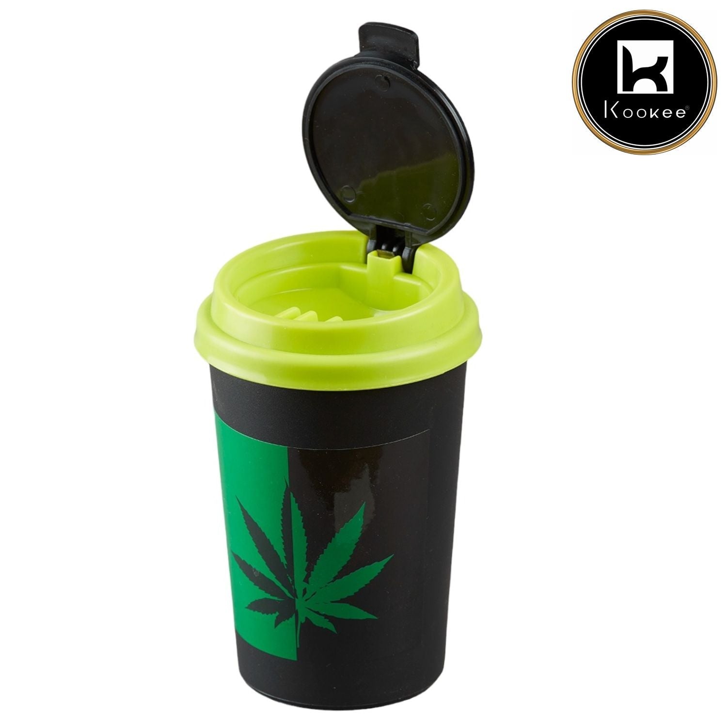 Plastic Car Ashtray Bucket with Lid for Smokers (9795)