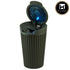 Plastic Car Ashtray Bucket with Lid and LED for Smokers (9797)