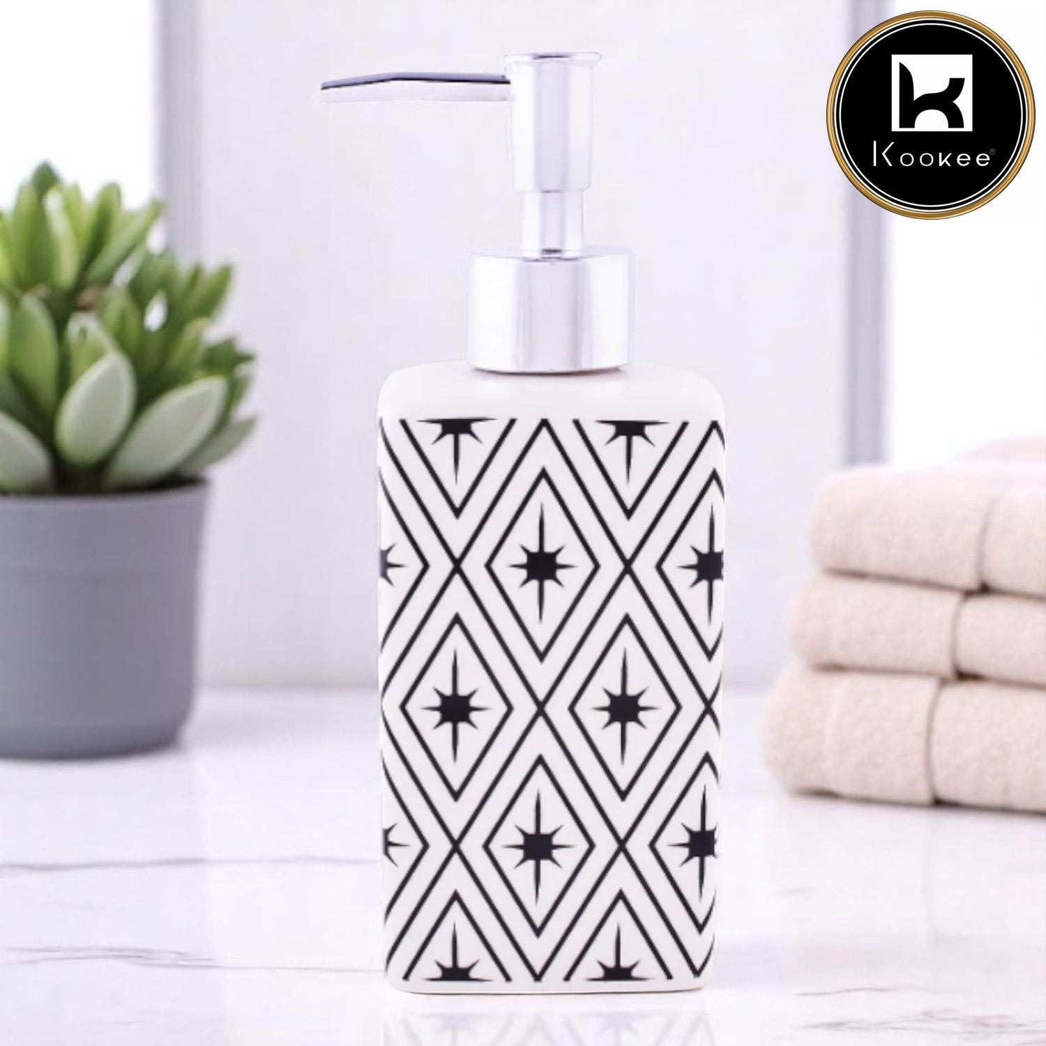 Kookee Ceramic Soap Dispensers, 1 piece (9843-SD)