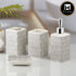 Ceramic Bathroom Set of 4 with Soap Dispenser (9844)