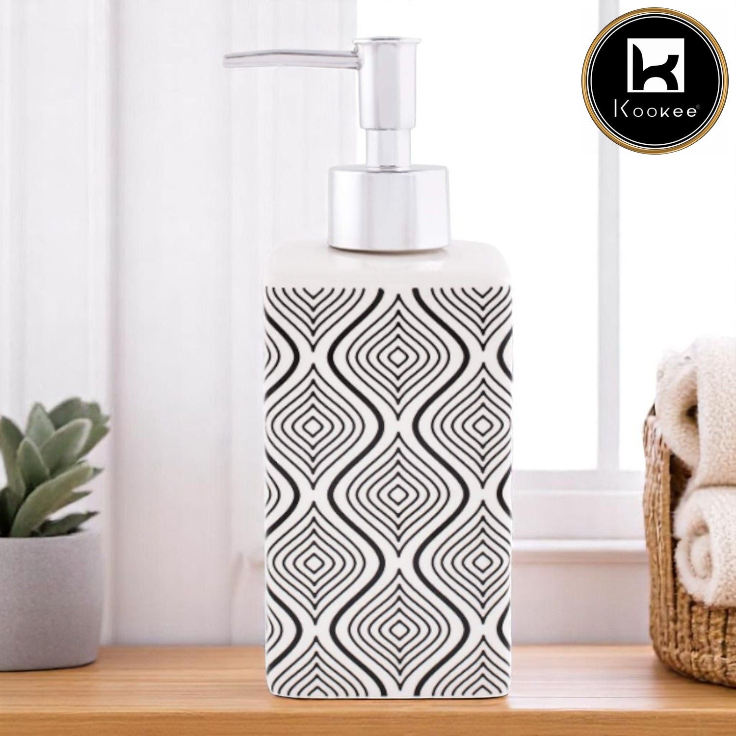 Kookee Ceramic Soap Dispensers, 1 piece (9844-SD)