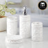 Ceramic Bathroom Accessories Set of 4 with Soap Dispenser (9847)