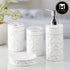 Ceramic Bathroom Accessories Set of 4 with Soap Dispenser (9847)