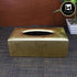 PU Leather Tissue Box Holder of Tissue Paper, Napkin, Rectangle (9856)